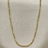 Oro Laminado Basic Necklace, Gold Filled Style Ball Design, Polished, Golden Finish, 04.213.0056.18 (02 MM Thickness, 18 Inches Length)