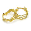 Oro Laminado Small Hoop, Gold Filled Style Matte Finish, Golden Finish, 02.122.0088.20