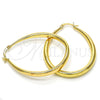 Gold Filled Hoop Earrings — Medium Hoop Teardrop and Hollow Design Polished 02. — alternate product view — SKU 115539 | Oro Laminado aretes de aro — Medium Hoop Teardrop and Hollow diseño pulido 02. — SKU 115539