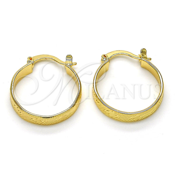 Gold Filled Hoop Earrings — Small Hoop Polished 02. — main product view — SKU 115543 | Oro Laminado aretes de aro — Small Hoop pulido 02. — SKU 115543