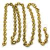 Stainless Steel Fancy Necklace, Polished, Golden Finish, 03.116.0020.30 (06 MM Thickness, 30 Inches Length)