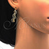 Oro Laminado Medium Hoop, Gold Filled Style Diamond Cutting Finish, Golden Finish, 02.168.0049.35
