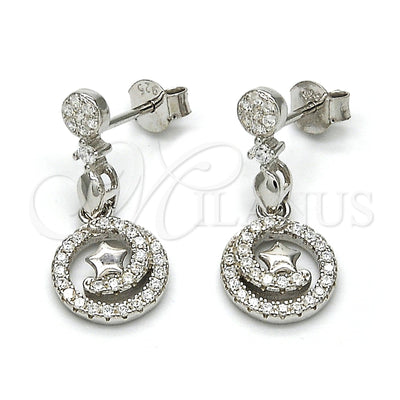 Aretes de Plata Esterlina 02.175.0127 de Plata 925 por Mayoreo, vista principal del producto