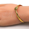 Oro Laminado Individual Bangle, Gold Filled Style Polished, Golden Finish, 07.192.0014.1.04 (05 MM Thickness, Size 4 (2.25 Diameter))