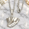 White Gold Filled Pendant Necklace, Polished, Rhodium Finish, 04.185.0003 (18 Inches Length)