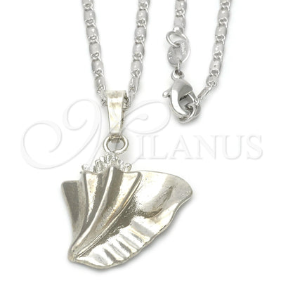 White Gold Filled Rhodium Gold-Filled Necklace 04.185.0003 for wholesale, main product view