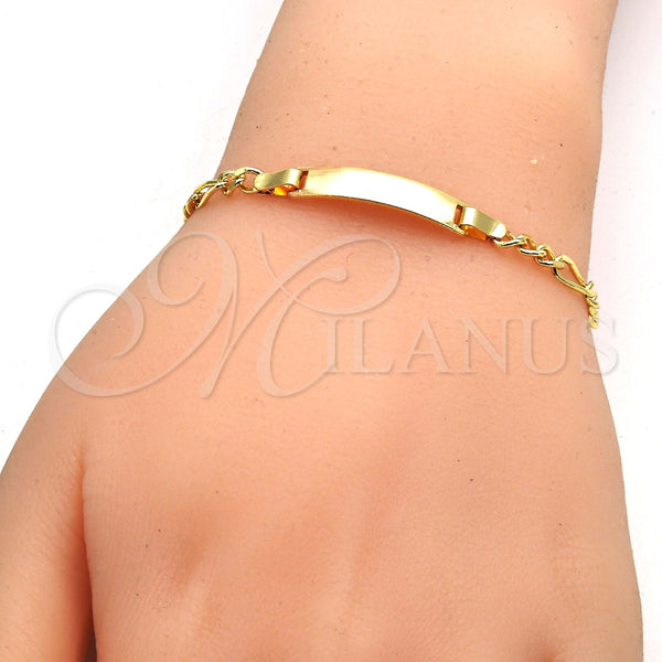 Gold Filled Ring — Earring and Pendant Children Set Figaro and Cross — alternate product view — SKU 116067 | Oro Laminado anillo — Earring and Pendant Children Set Figaro and cruz — SKU 116067