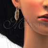Oro Laminado Small Hoop, Gold Filled Style Polished, Tricolor, 02.102.0019.20