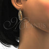 Oro Laminado Small Hoop, Gold Filled Style Polished, Tricolor, 02.102.0035.20