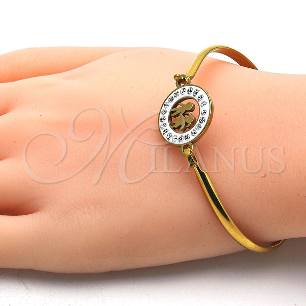 Stainless Steel Jewelry — Individual Bangle Little Girl and Little Boy Design — alternate product view — SKU 116322 | Acero Inoxidable joyería — Individual Bangle Little Girl and Little Boy diseño — SKU 116322