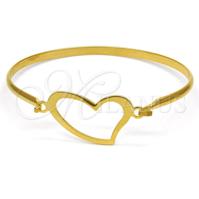 Stainless Steel Heart Bangle 07.110.0009.05 for wholesale, main product view