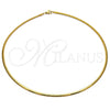 Oro Laminado Basic Necklace, Gold Filled Style Herringbone Design, Polished, Golden Finish, 04.265.0001.18 (03 MM Thickness, 18 Inches Length)