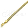 Oro Laminado Basic Bracelet, Gold Filled Style Rat Tail Design, Polished, Golden Finish, 04.213.0065.08 (06 MM Thickness, 8 Inches Length)