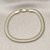 Oro Laminado Basic Bracelet, Gold Filled Style Rat Tail Design, Polished, Golden Finish, 04.213.0065.08 (06 MM Thickness, 8 Inches Length)
