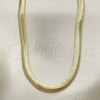 Oro Laminado Basic Necklace, Gold Filled Style Rat Tail Design, Polished, Golden Finish, 04.213.0065.30 (06 MM Thickness, 30 Inches Length)