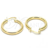Oro Laminado Small Hoop, Gold Filled Style Polished, Golden Finish, 5.134.026.25