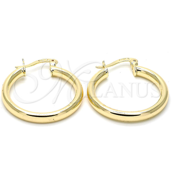 Gold Filled Hoop Earrings — Small Hoop Polished 5. — main product view — SKU 116660 | Oro Laminado aretes de aro — Small Hoop pulido 5. — SKU 116660