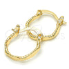 Oro Laminado Small Hoop, Gold Filled Style Polished, Golden Finish, 02.96.0081.15
