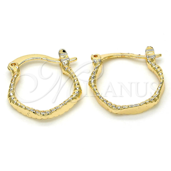 Gold Filled Hoop Earrings — Small Hoop Polished 02.96. — main product view — SKU 116839 | Oro Laminado aretes de aro — Small Hoop pulido 02.96. — SKU 116839