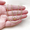 Oro Laminado Basic Necklace, Gold Filled Style Bismark Design, Polished, Golden Finish, 04.213.0066.20 (Thickness, 20 Inches Length)