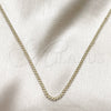 Oro Laminado Basic Necklace, Gold Filled Style Bismark Design, Polished, Golden Finish, 04.213.0066.20 (Thickness, 20 Inches Length)