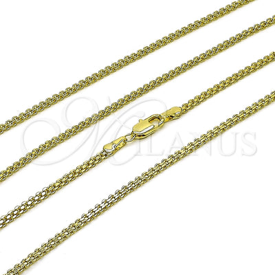 Collar de Oro Laminado 04.213.0066.20 por Mayoreo, vista principal del producto