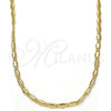 Oro Laminado Basic Necklace, Gold Filled Style Polished, Golden Finish, 04.213.0067.20 (03 MM Thickness, 20 Inches Length)