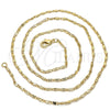 Oro Laminado Basic Necklace, Gold Filled Style Polished, Golden Finish, 04.213.0068.20 (02 MM Thickness, 20 Inches Length)