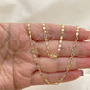 Oro Laminado Basic Necklace, Gold Filled Style Polished, Golden Finish, 04.213.0071.20 (02 MM Thickness, 20 Inches Length)