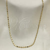 Oro Laminado Basic Necklace, Gold Filled Style Polished, Golden Finish, 04.213.0071.20 (02 MM Thickness, 20 Inches Length)