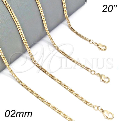 Dorado Oro Laminado Collar, vista principal del producto por Mayoreo, vista principal del producto