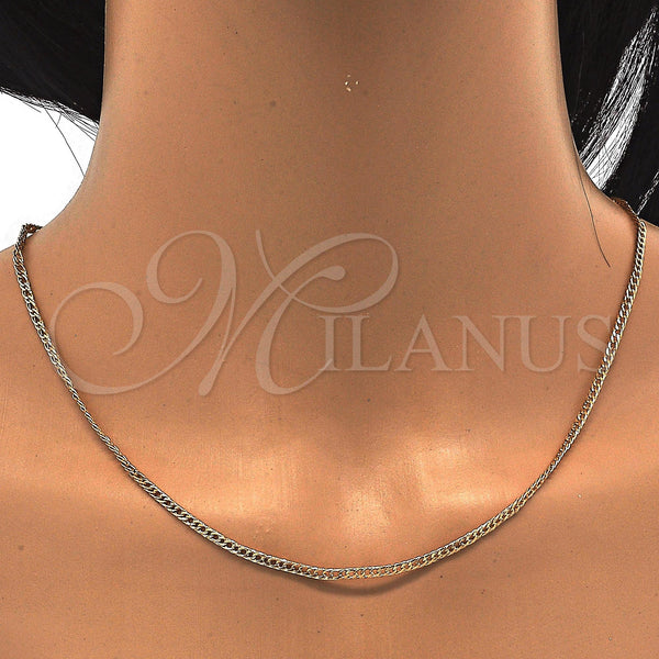 Gold Filled Necklace — Basic Necklace Polished 04. 02 MM Thickness 22 — alternate product view — SKU 116958 | Oro Laminado collar — básico Necklace pulido 04. 02 MM Thickness 22 — SKU 116958