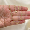 Oro Laminado Basic Necklace, Gold Filled Style Polished, Golden Finish, 04.213.0073.22 (02 MM Thickness, 22 Inches Length)