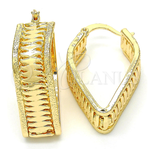 Gold Filled Hoop Earrings — Small Hoop Matte 02. — main product view — SKU 116998 | Oro Laminado aretes de aro — Small Hoop Matte 02. — SKU 116998