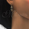 Oro Laminado Small Hoop, Gold Filled Style Polished, Golden Finish, 02.170.0199.1.25