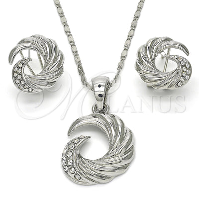 White Gold Filled Earring and Pendant Set 10.160.0036.1 for wholesale, main product view