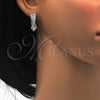 Rhodium Gold Filled Huggie Hoop, with White Cubic Zirconia, Polished, Rhodium Finish, 02.217.0071.15