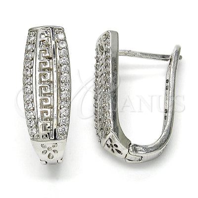 White Gold Filled Rhodium Gold-Filled Hoop Earrings 02.217.0076.15 for wholesale, main product view