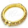 Oro Laminado Individual Bangle, Gold Filled Style Polished, Golden Finish, 07.252.0071.05 (10 MM Thickness, Size 5 (2.50 Diameter))