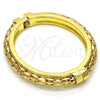 Oro Laminado Individual Bangle, Gold Filled Style Polished, Golden Finish, 07.252.0071.05 (10 MM Thickness, Size 5 (2.50 Diameter))