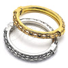 Oro Laminado Individual Bangle, Gold Filled Style Polished, Golden Finish, 07.252.0071.05 (10 MM Thickness, Size 5 (2.50 Diameter))