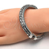Rhodium Gold Filled Individual Bangle, Polished, Rhodium Finish, 07.252.0071.1.05 (10 MM Thickness, Size 5 (2.50 Diameter))