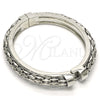 Rhodium Gold Filled Individual Bangle, Polished, Rhodium Finish, 07.252.0071.1.05 (10 MM Thickness, Size 5 (2.50 Diameter))