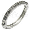 Rhodium Gold Filled Individual Bangle, Polished, Rhodium Finish, 07.252.0071.1.05 (10 MM Thickness, Size 5 (2.50 Diameter))