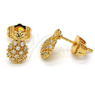 Dorado Oro Laminado Aretes, vista principal del producto por Mayoreo, vista principal del producto