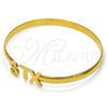 Oro Laminado Individual Bangle, Gold Filled Style Polished, Golden Finish, 07.185.0016.04 (05 MM Thickness, Size 4 (2.25 Diameter))