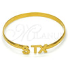 Oro Laminado Individual Bangle, Gold Filled Style Polished, Golden Finish, 07.185.0016.04 (05 MM Thickness, Size 4 (2.25 Diameter))
