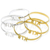Oro Laminado Individual Bangle, Gold Filled Style Polished, Golden Finish, 07.185.0016.04 (05 MM Thickness, Size 4 (2.25 Diameter))