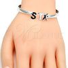 Rhodium Gold Filled Individual Bangle, Polished, Rhodium Finish, 07.185.0016.1.04 (05 MM Thickness, Size 4 (2.25 Diameter))