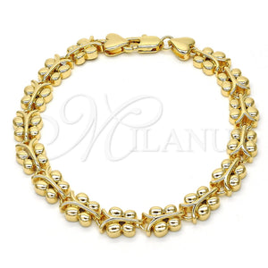 Gold Filled Bracelet — Fancy Bracelet Butterfly Design Polished 03. 08 MM — main product view — SKU 117698 | Oro Laminado brazalete — elegante Bracelet Butterfly diseño pulido 03. 08 MM — SKU 117698